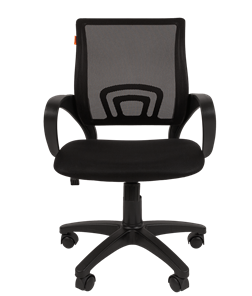 Кресло офисное CHAIRMAN 696 black Сетчатый акрил DW62 черный в Барнауле - предосмотр 1