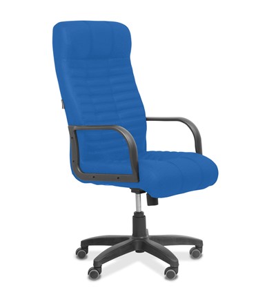 Кресло для руководителя Атлант, ткань TW / синяя в Барнауле - изображение