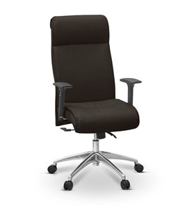 Офисное кресло для руководителя Dark (подлокотники 3D) экокожа премиум / темно-коричневая CN1113 в Барнауле