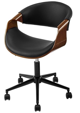 Кресло JY1829-3 черный/орех в Барнауле - изображение