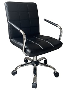 Кресло офисное C8545  BLACK (чёрный) в Барнауле
