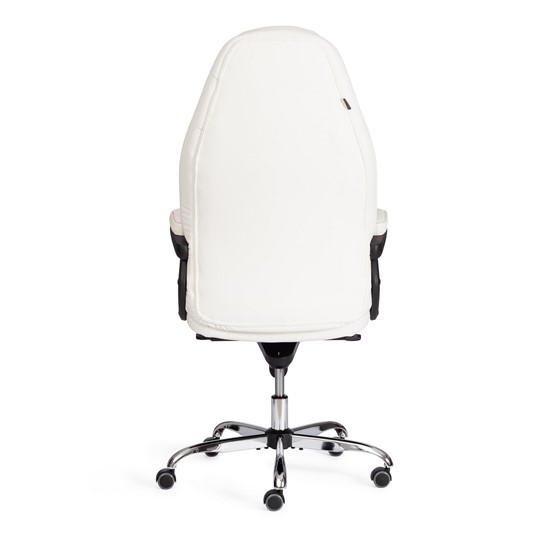 Кресло компьютерное BOSS Lux, кож/зам, белый, арт.21152 в Барнауле - изображение 4