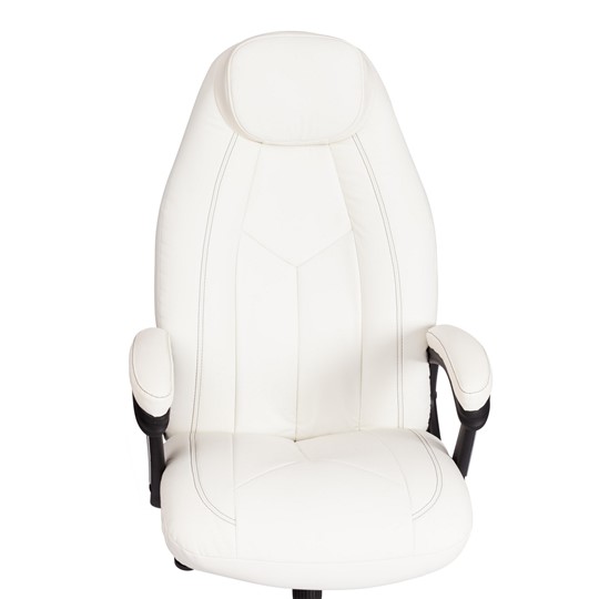 Кресло компьютерное BOSS Lux, кож/зам, белый, арт.21152 в Барнауле - изображение 5