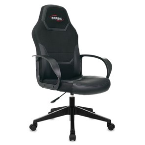 Офисное кресло BRABIX "Alpha GM-018", ткань/экокожа, черное, 532636, GM-018_532636 в Барнауле