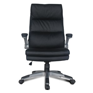 Офисное кресло BRABIX "Fregat EX-510", рециклированная кожа, черное, 530863 в Барнауле - предосмотр 4