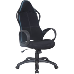 Компьютерное кресло Brabix Premium Force EX-516 (ткань, черное/вставки синие) 531572 в Барнауле