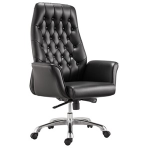 Офисное кресло BRABIX PREMIUM "Legacy EX-750", синхромеханизм, алюминий, экокожа, черное, 532492 в Барнауле