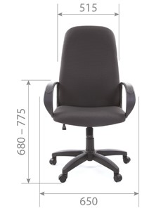 Офисное кресло CHAIRMAN 279 JP15-2, цвет черный в Барнауле - предосмотр 4