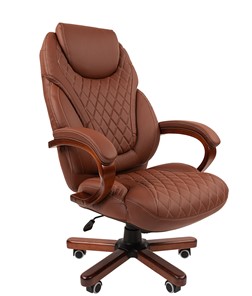 Компьютерное кресло CHAIRMAN 406, коричневый в Барнауле