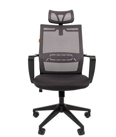 Компьютерное кресло CHAIRMAN 545 сетка/ткань серый в Барнауле - изображение 3