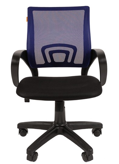 Офисное кресло CHAIRMAN 696 black Сетчатый акрил DW61 синий в Барнауле - изображение 1