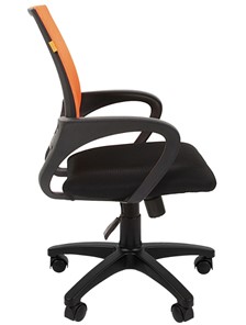 Офисное кресло CHAIRMAN 696 black Сетчатый акрил DW66 оранжевый в Барнауле - предосмотр 5