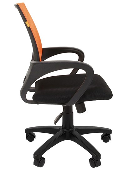 Офисное кресло CHAIRMAN 696 black Сетчатый акрил DW66 оранжевый в Барнауле - изображение 5