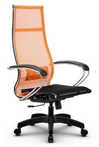 Кресло офисное МЕТТА B 1m 7/K131, Основание 17831 оранжевый/черный в Барнауле