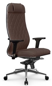 Офисное кресло Мetta L 1m 40M/2D Infinity Easy Clean (MPES) мультиблок, нижняя часть 17839 темно-коричневый в Барнауле