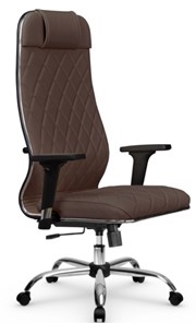 Офисное кресло Мetta L 1m 40M/2D Infinity Easy Clean (MPES) топган, нижняя часть 17833 темно-коричневый в Барнауле