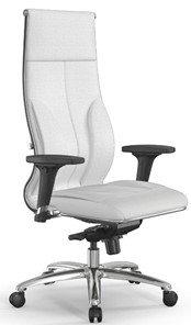 Кресло офисное Мetta L 1m 46/2D Infinity Easy Clean (MPES) мультиблок, нижняя часть 17838 белый в Барнауле