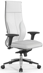 Кресло офисное Мetta L 1m 46/2D Infinity Easy Clean (MPES) мультиблок, нижняя часть 17839 белый в Барнауле