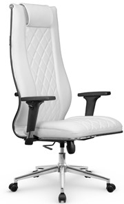 Кресло офисное МЕТТА L 1m 50M/2D Infinity Easy Clean топган OMS, нижняя часть 17853 белый в Барнауле