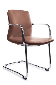 Кресло для офиса Plaza-SF (FK004-С11), светло-коричневый в Барнауле