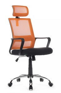Кресло RCH 1029HB, черный/оранжевый в Барнауле