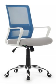 Компьютерное кресло Riva RCH 1029MW, серый/синий в Барнауле