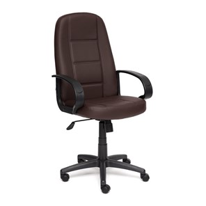 Офисное кресло СН747 кож/зам, коричневый, арт.2558 в Барнауле