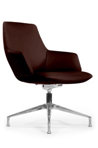 Кресло офисное Spell-ST (С1719), темно-коричневый в Барнауле