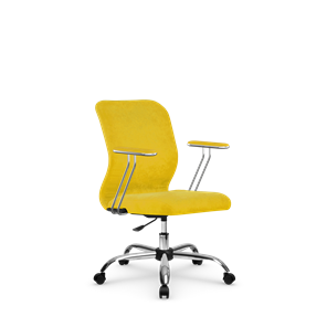 Кресло SU-Mr-4/подл.078/осн.006 желтый в Барнауле