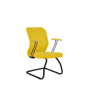 Кресло компьютерное SU-Mr-4/подл.079/осн.008 желтый в Барнауле