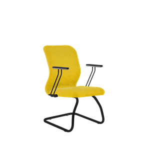 Кресло офисное SU-Mr-4/подл.110/осн.008 желтый в Барнауле