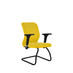 Офисное кресло SU-Mr-4/подл.200/осн.008 желтый в Барнауле