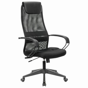 Компьютерное кресло Brabix Premium Stalker EX-608 PL (ткань-сетка/кожзам, черное) 532090 в Барнауле - предосмотр