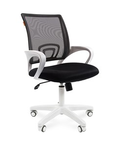 Кресло офисное CHAIRMAN 696 white, черный в Барнауле