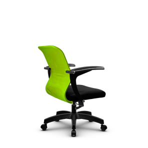 Офисное кресло SU-M-4/подл.160/осн.001, Зеленый/Черный в Барнауле - предосмотр 2