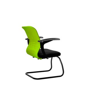 Офисный стул SU-M-4/подл.160/осн.008, Зеленый/Черный в Барнауле - предосмотр 2