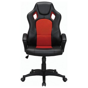 Офисное кресло Brabix Rider EX-544 (экокожа черная/ткань красная) 531583 в Барнауле