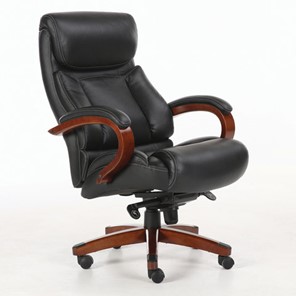 Компьютерное кресло Brabix Premium Infinity EX-707 (дерево, натуральная кожа, черное) 531826 в Барнауле