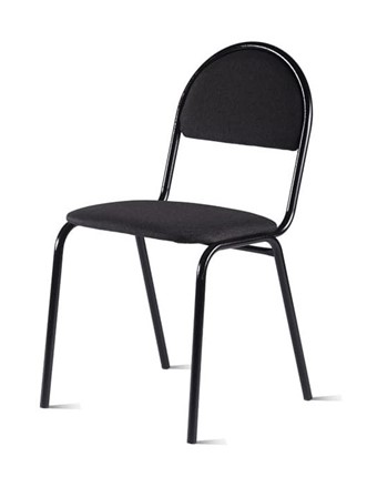 Офисный стул Форма, Текстиль С11/Черная шагрень в Барнауле - изображение