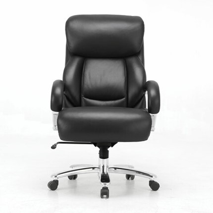 Кресло Brabix Premium Pride HD-100 (натуральная кожа, черное) 531940 в Барнауле - изображение