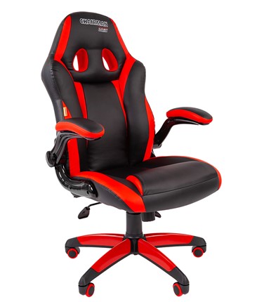 Офисное кресло CHAIRMAN GAME 15, цвет черный / красный в Барнауле - изображение