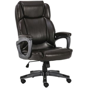 Кресло компьютерное Brabix Premium Favorite EX-577 (пружинный блок, рециклир. кожа, коричневое) 531936 в Барнауле