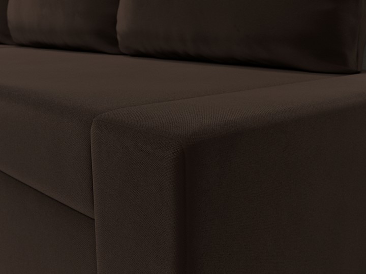 Угловой диван для гостиной Версаль, Коричневый/Бежевый (микровельвет) в Барнауле - изображение 3