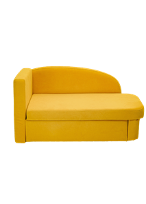 Мягкий диван левый Тедди желтый в Барнауле - предосмотр 1