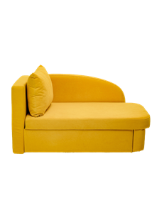Мягкий диван левый Тедди желтый в Барнауле - предосмотр 4