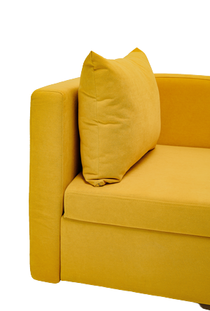 Мягкий диван левый Тедди желтый в Барнауле - изображение 5