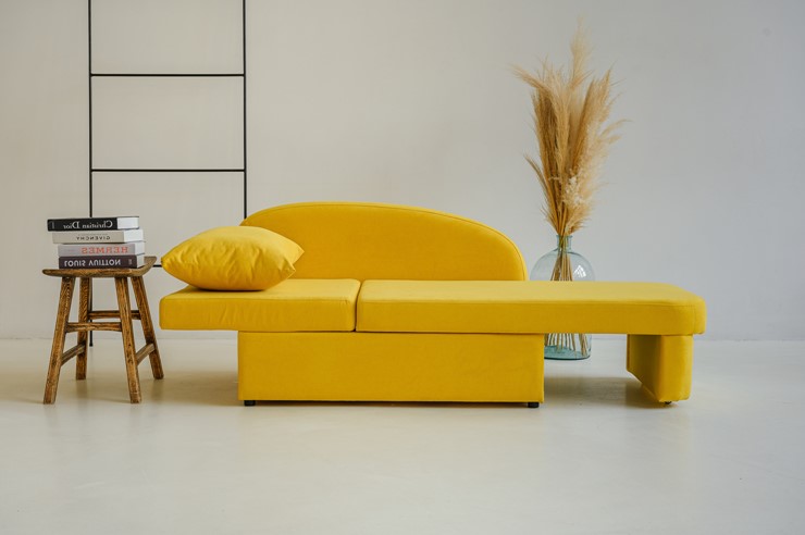 Мягкий диван левый Тедди желтый в Барнауле - изображение 20