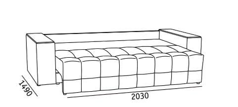 Прямой диван Элегант БД 2022 в Барнауле - изображение 5