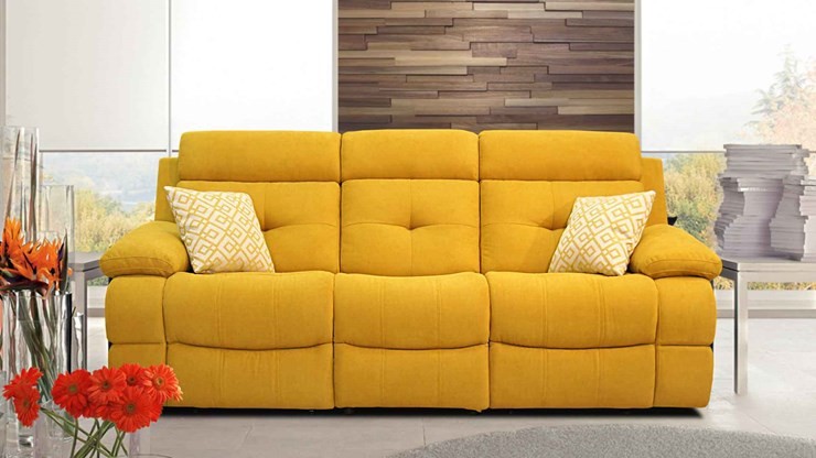 Прямой диван Рокфорд БД, 2 реклайнера в Барнауле - изображение 4