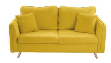 Мягкий диван Бертон желтый в Барнауле